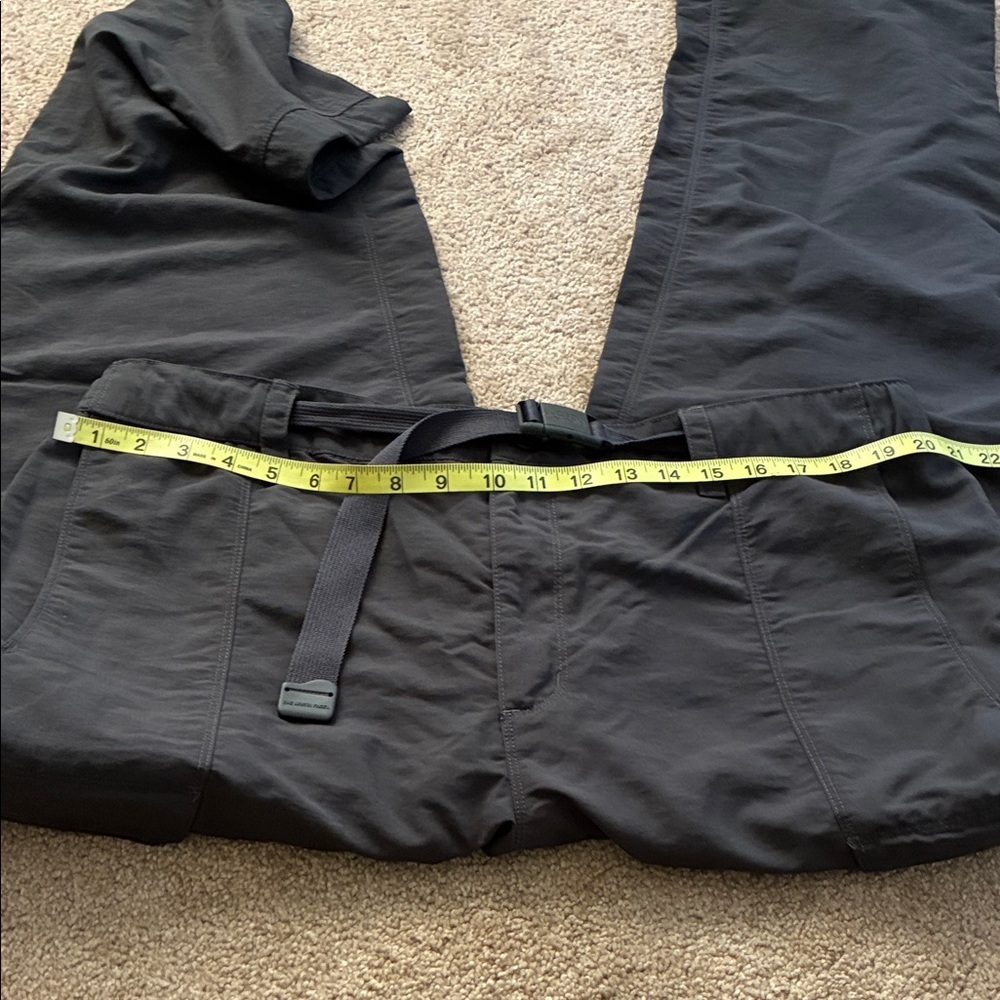 Men's Charcoal Cargo Pants zip into shorts size XL - Picture 6 of 8
